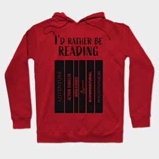 I'd rather be reading Hoodie